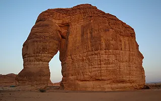 Saudi Arabia desert tour with heritage sites and scenic Red Sea travel adventure.